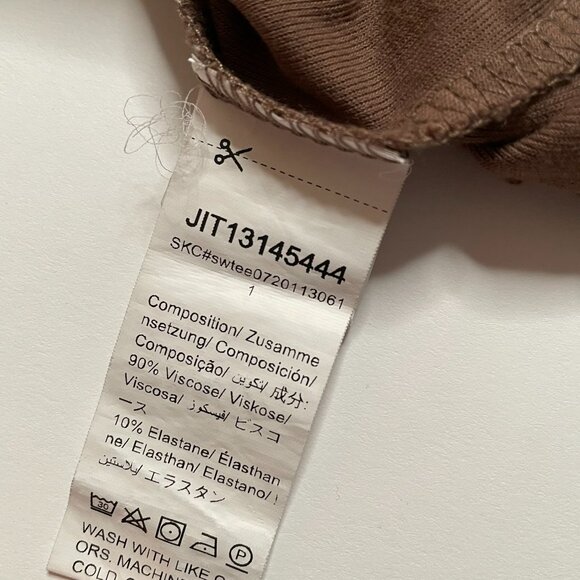 Curvy Size 2X! Cocoa Brown Turtleneck Top | Sleek Layering for Fall Capsules - Picture 10 of 10